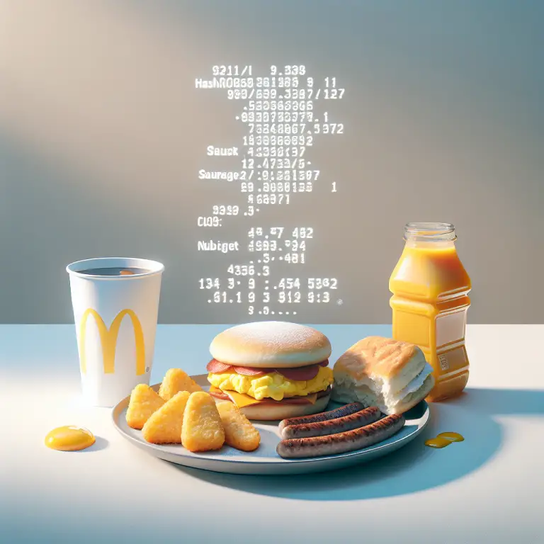 Mcdonaldʼs Big Breakfast Calories