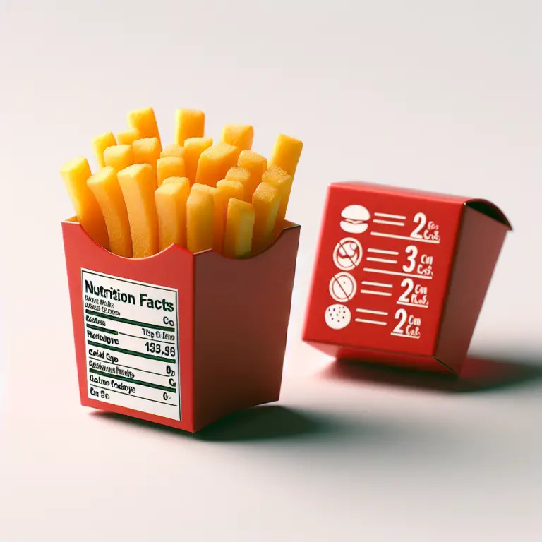 McDonald’s Fries Small Calories