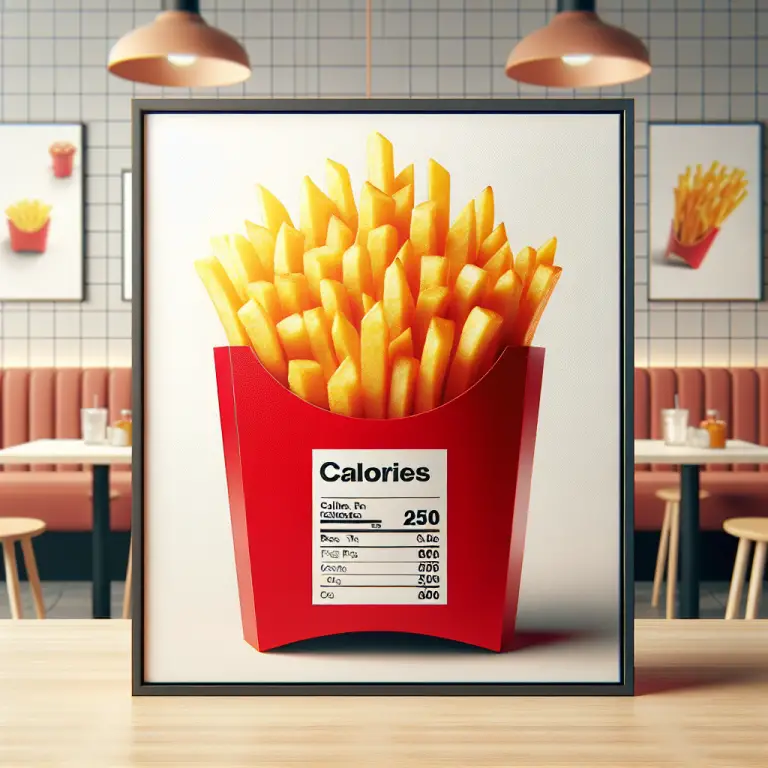 Calories In Mcdonaldʼs Large Fries