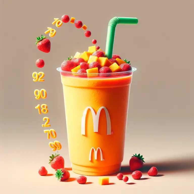 Calories Mcdonaldʼs Smoothie