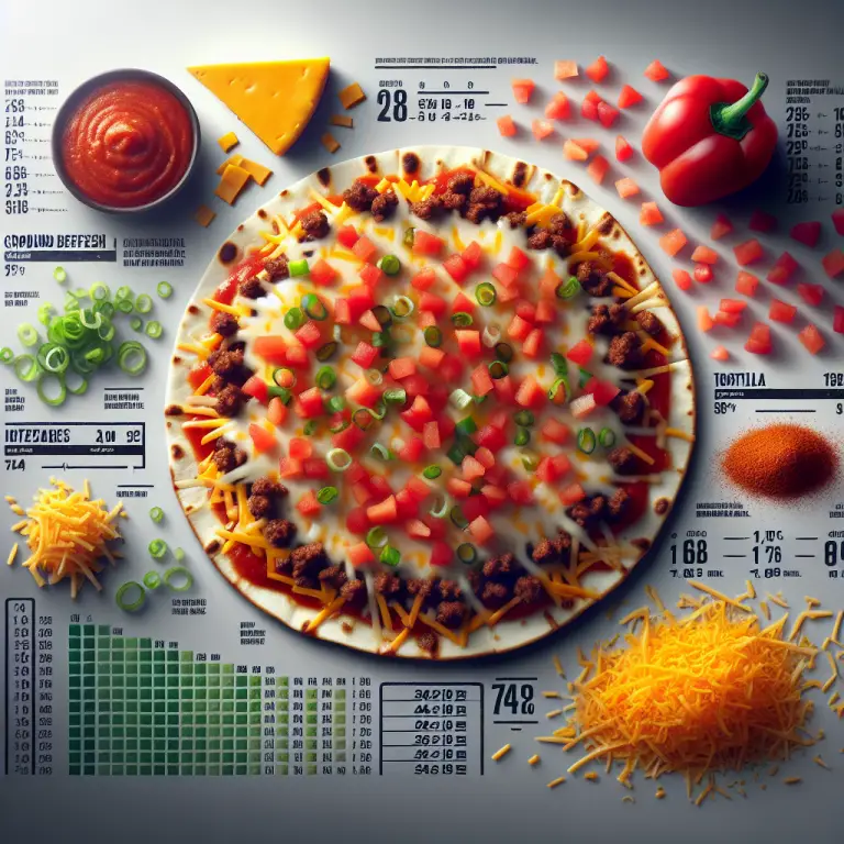 Calories Taco Bell Mexican Pizza