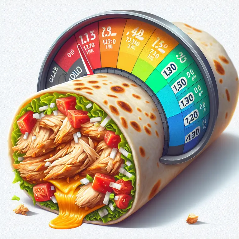 Taco Bell Shredded Chicken Burrito Calories