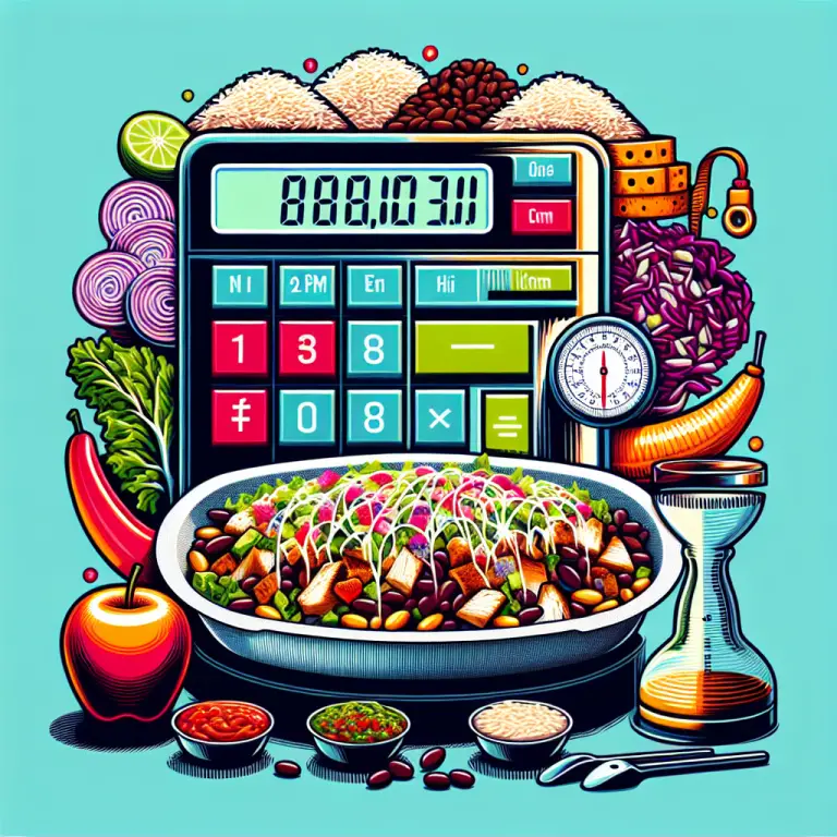 Chipotle Bowl Calories Calculator