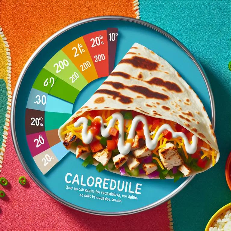 Kids Quesadilla Chipotle Calories