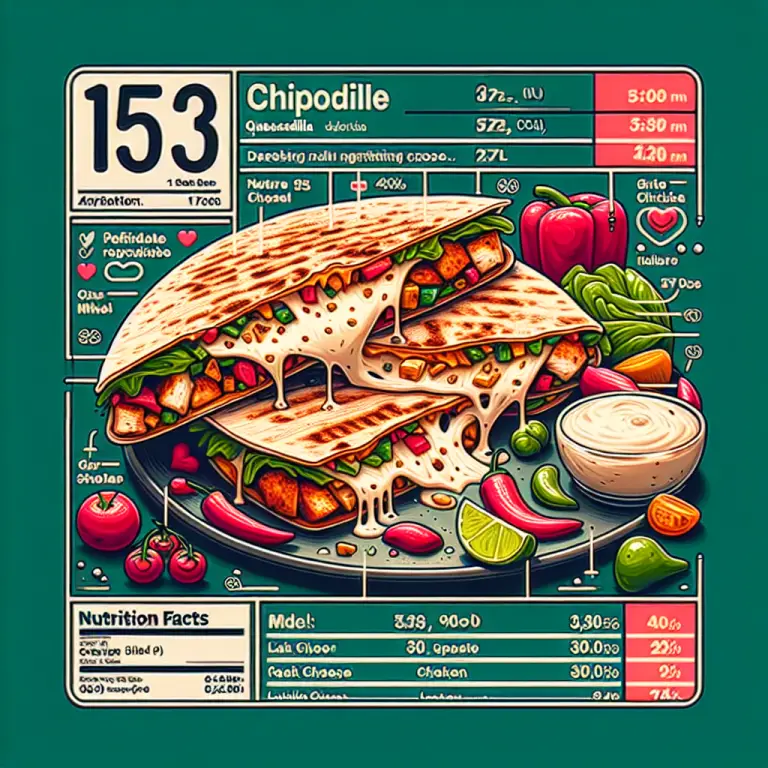 Calories Chipotle Quesadilla