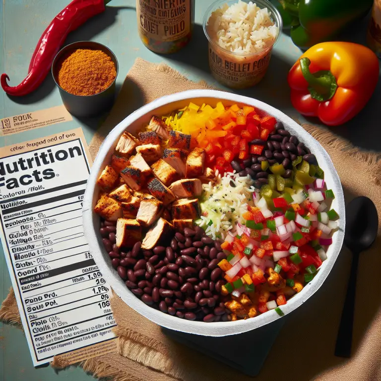 High Protein Bowl Chipotle Calories