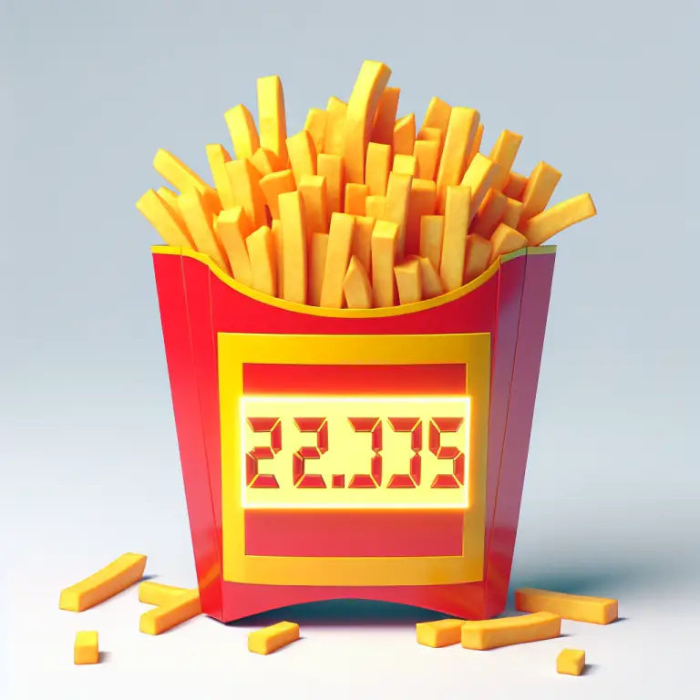 How Many Calories In A Mcdonaldʼs Large French Fry