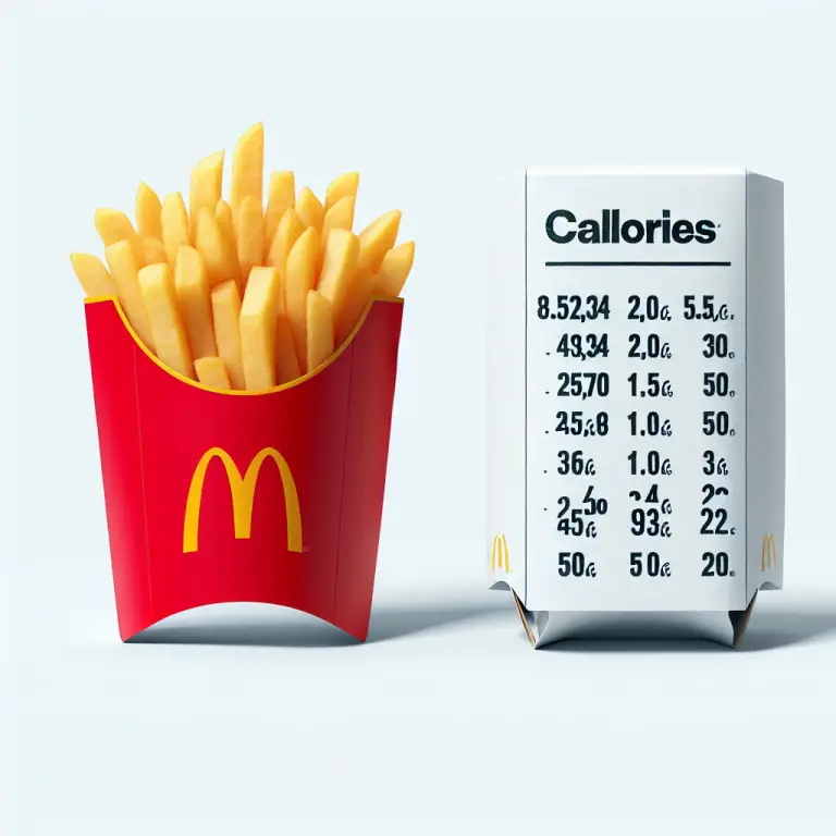 Calories In A Small Fry Mcdonaldʼs