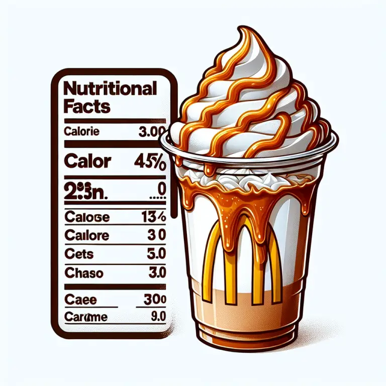 Mcdonaldʼs Caramel Frappe Calories