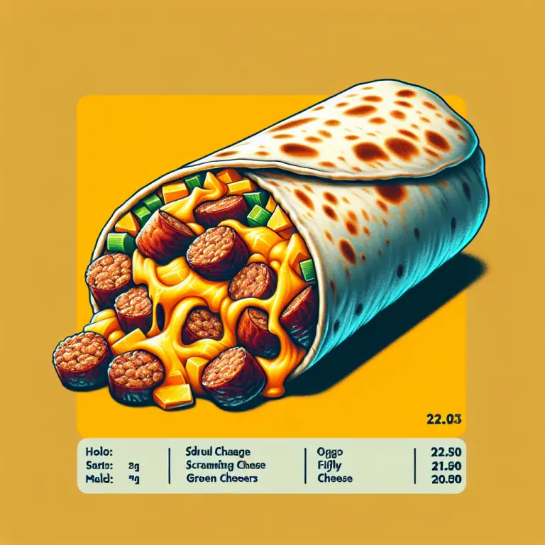 Sausage Burrito Mcdonaldʼs Calories