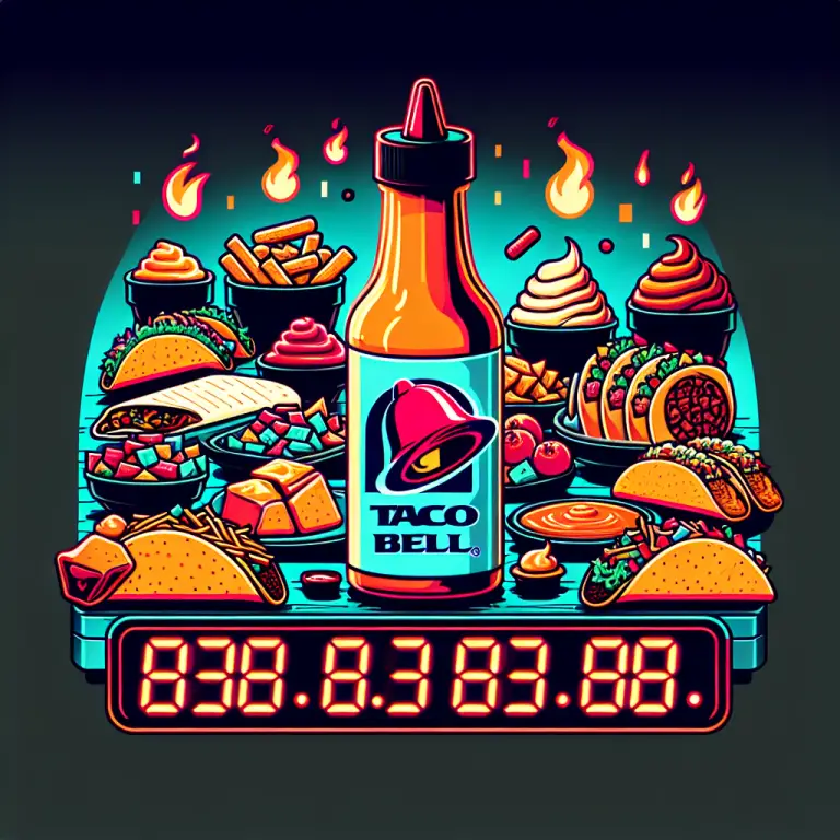 Taco Bell Mild Sauce Calories