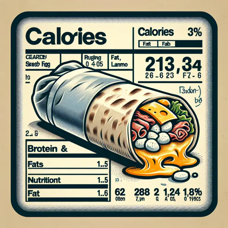 Taco Bell Breakfast Burrito Calories