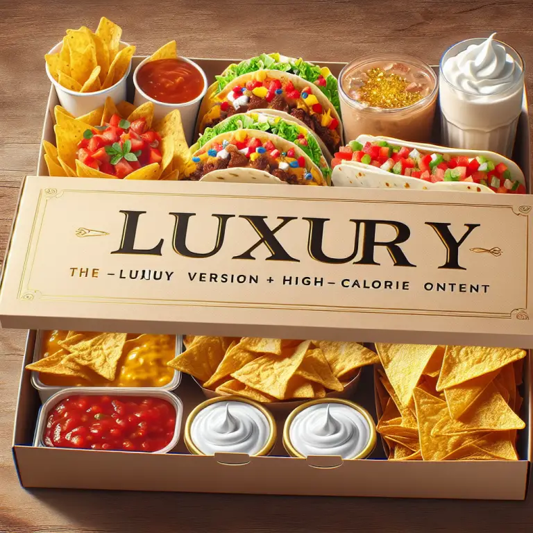 Taco Bell Luxe Box Calories