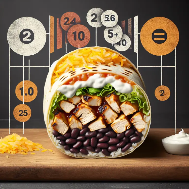 Chicken Burrito Chipotle Calories