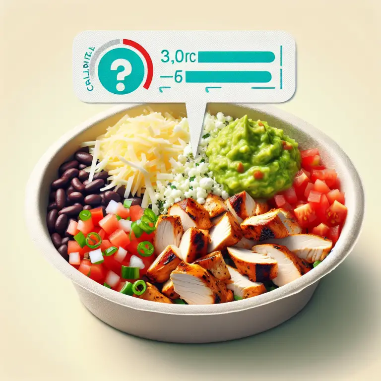 How Many Calories Are In A Chicken Chipotle Bowl