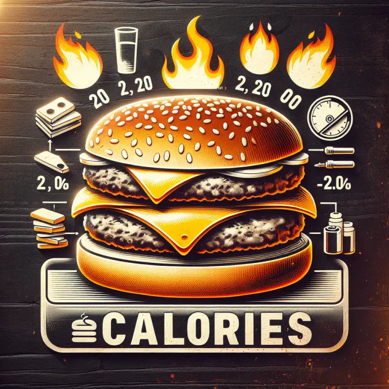 Burger King Double Cheeseburger Calories