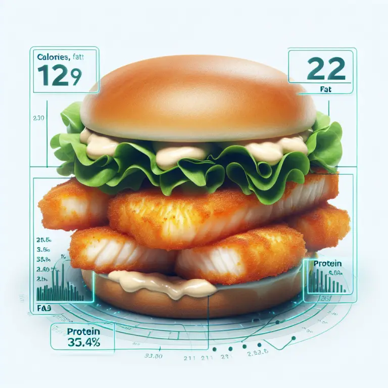 Burger King Fish Sandwich Calories