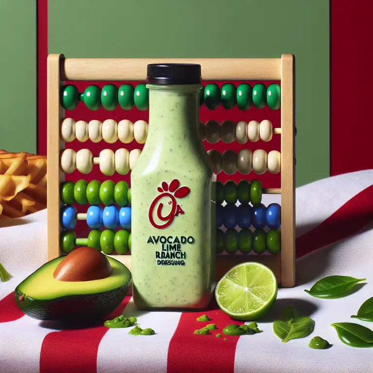 Chick Fil A Avocado Lime Ranch Dressing Calories