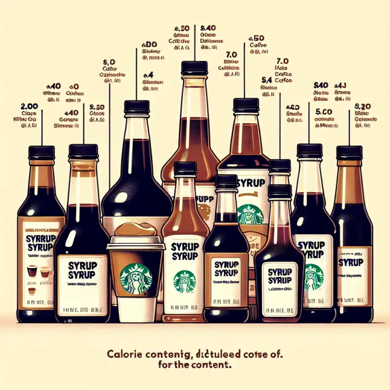 Starbucks Syrup Calories