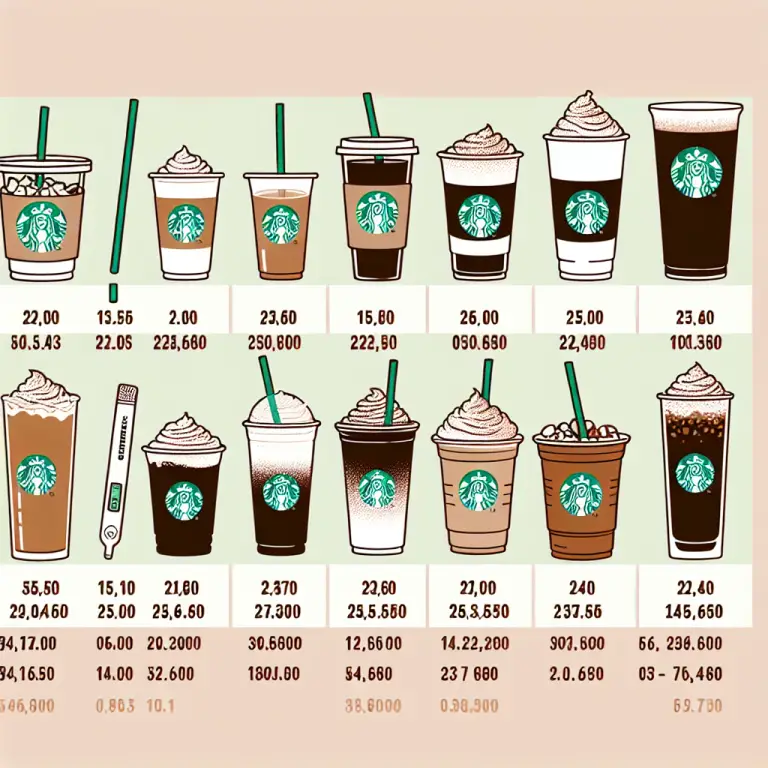 Starbucks Drinks Calories