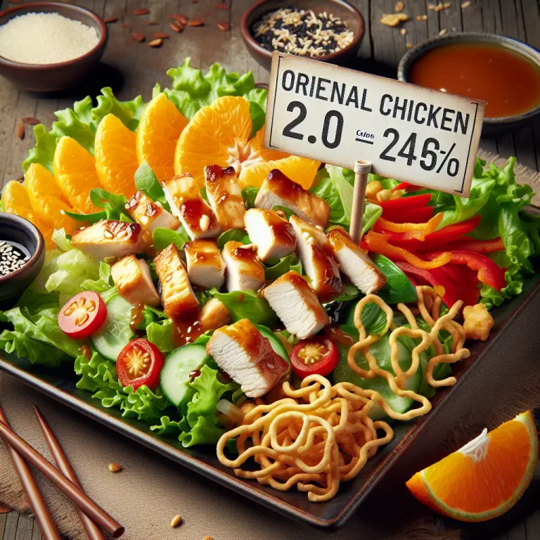 Applebeeʼs Oriental Chicken Salad Calories