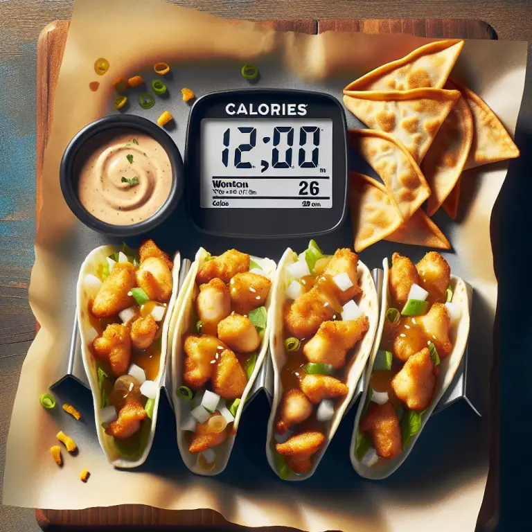 Applebeeʼs Chicken Wonton Tacos Calories