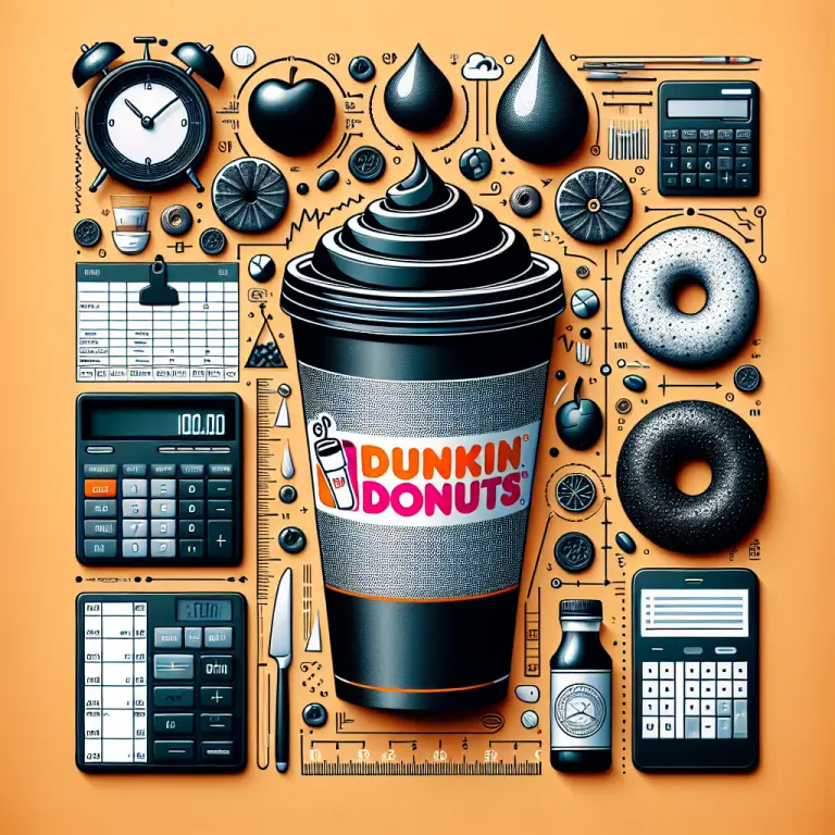 Dunkin Donuts Drink Calories