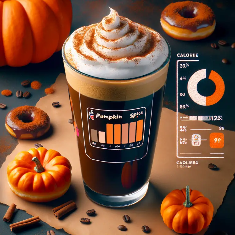 Dunkin Donuts Pumpkin Spice Coffee Calories