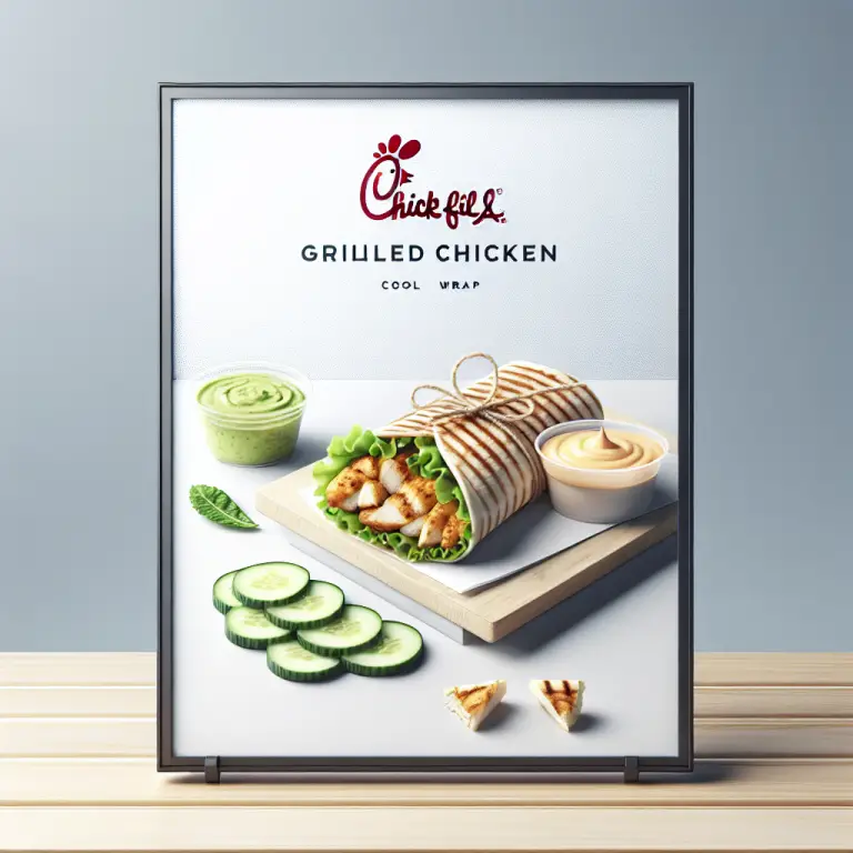 Chick Fil A Grilled Chicken Cool Wrap Calories