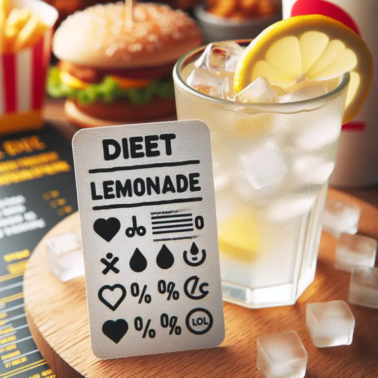 How Many Calories In Chick Fil A Diet Lemonade